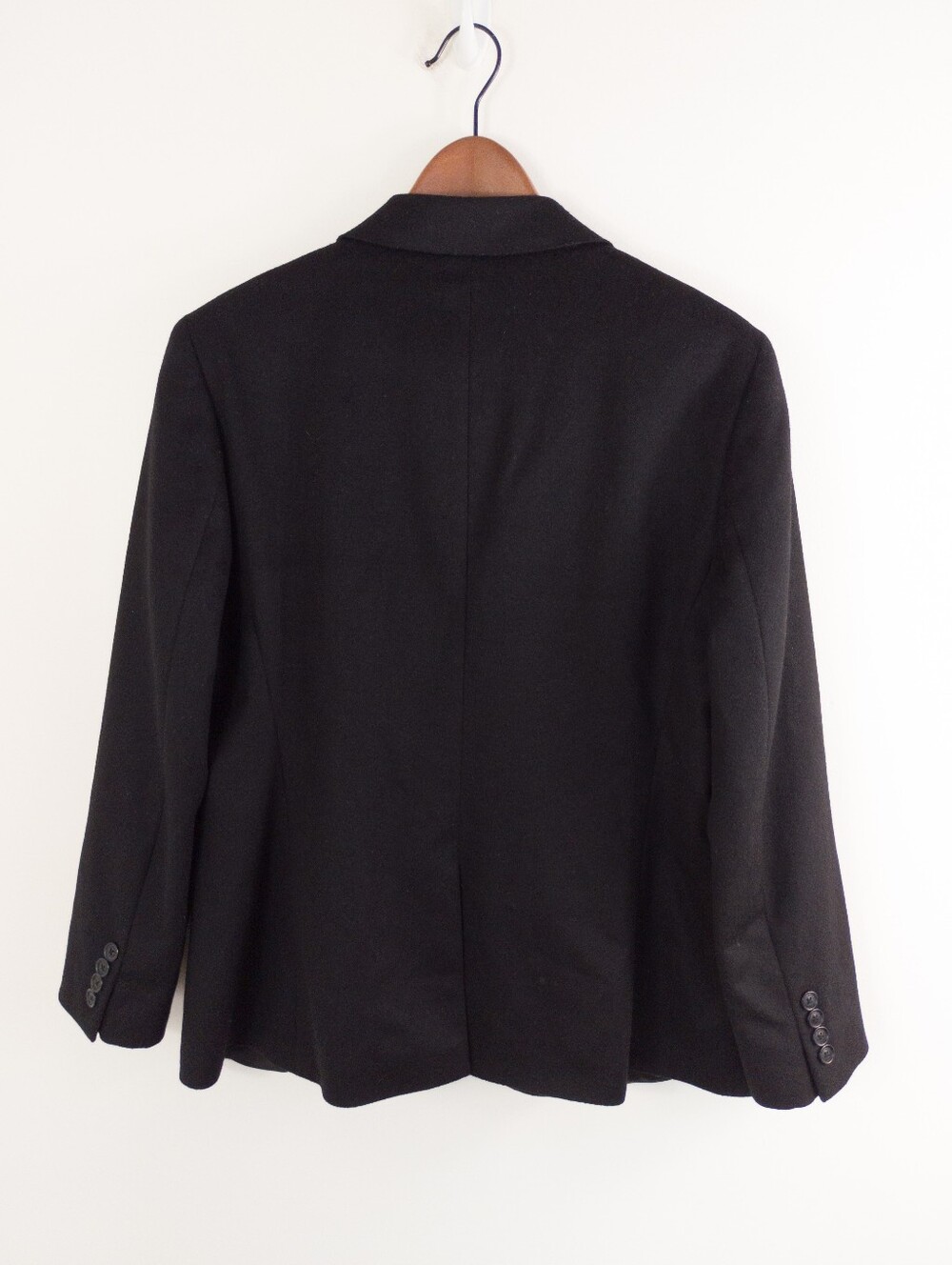 Brooks Brothers 346 Ada Cashmere Blazer Black Size 12 - Picture 10 of 10